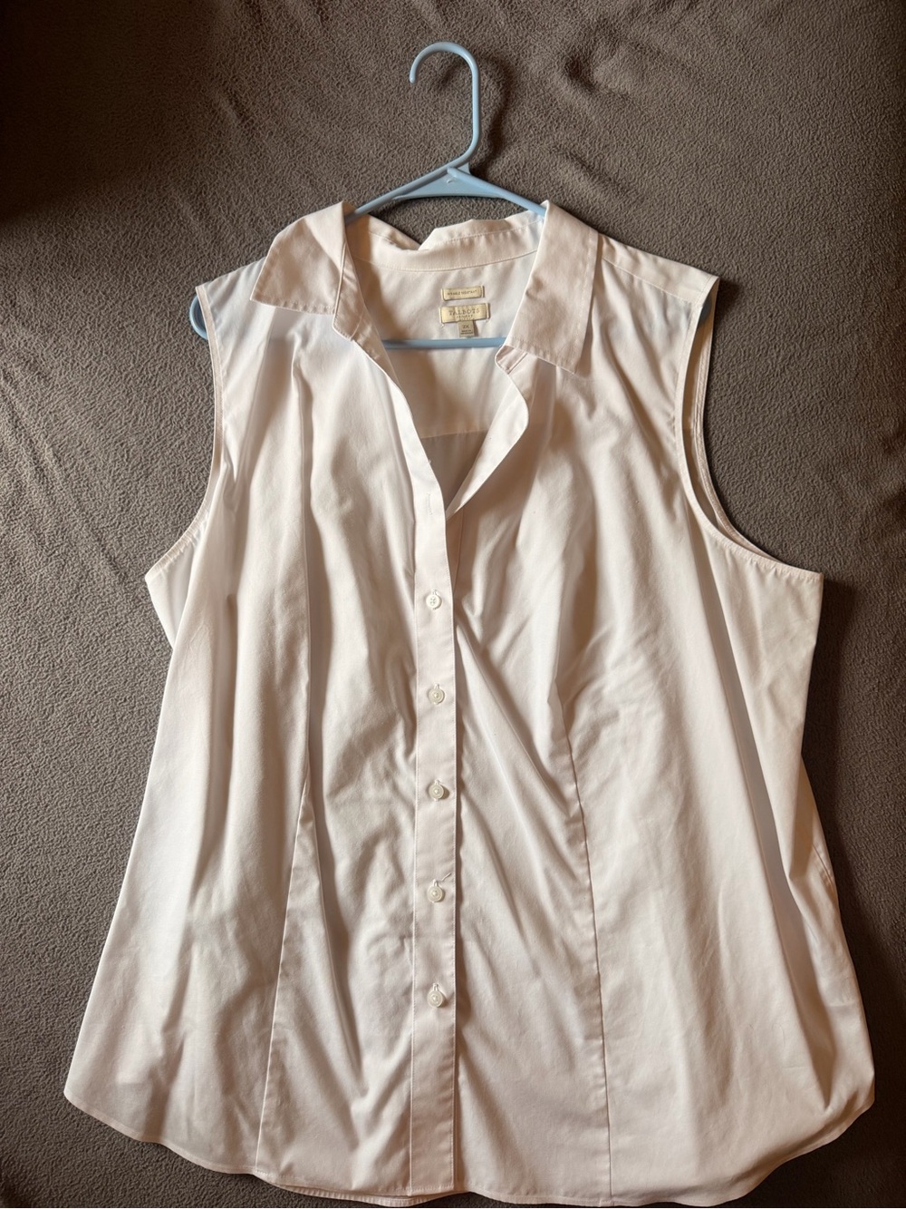 The Loft Sleeveless Button-Front Blouse